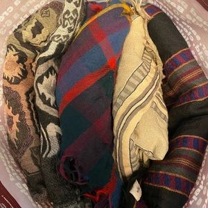 Five Aritzia Scarves